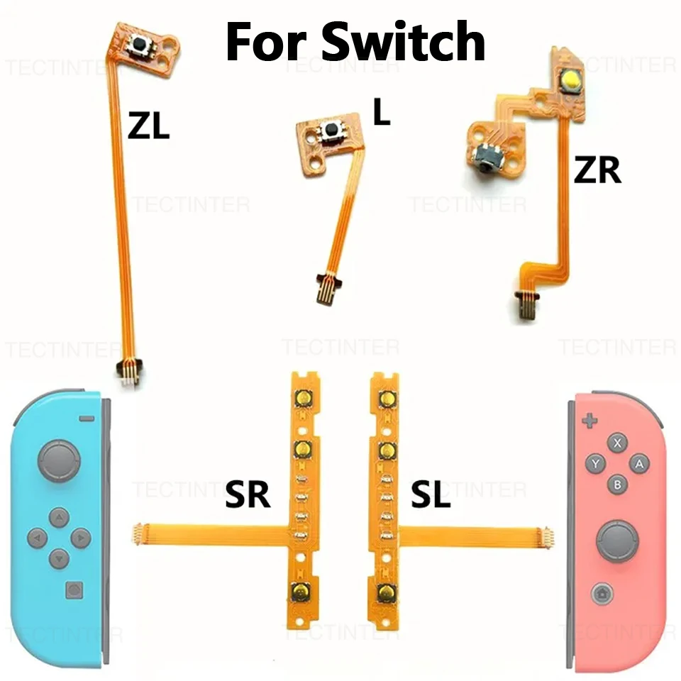 Replacement Flex Cable for Nintendo Switch/Oled Joystick-Controller SL SR ZR ZL Right Left Button Key Ribbon Repair Accessories