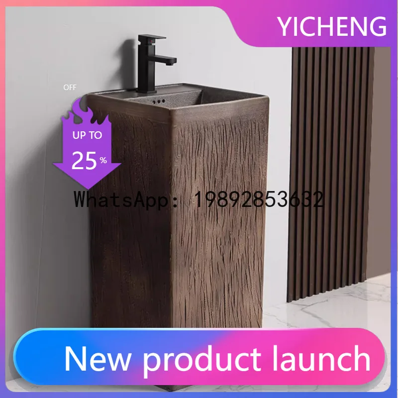

Hys antique pedestal basin retro ceramic floor-standing washbasin house balcony inn outdoor courtyard pedestal type