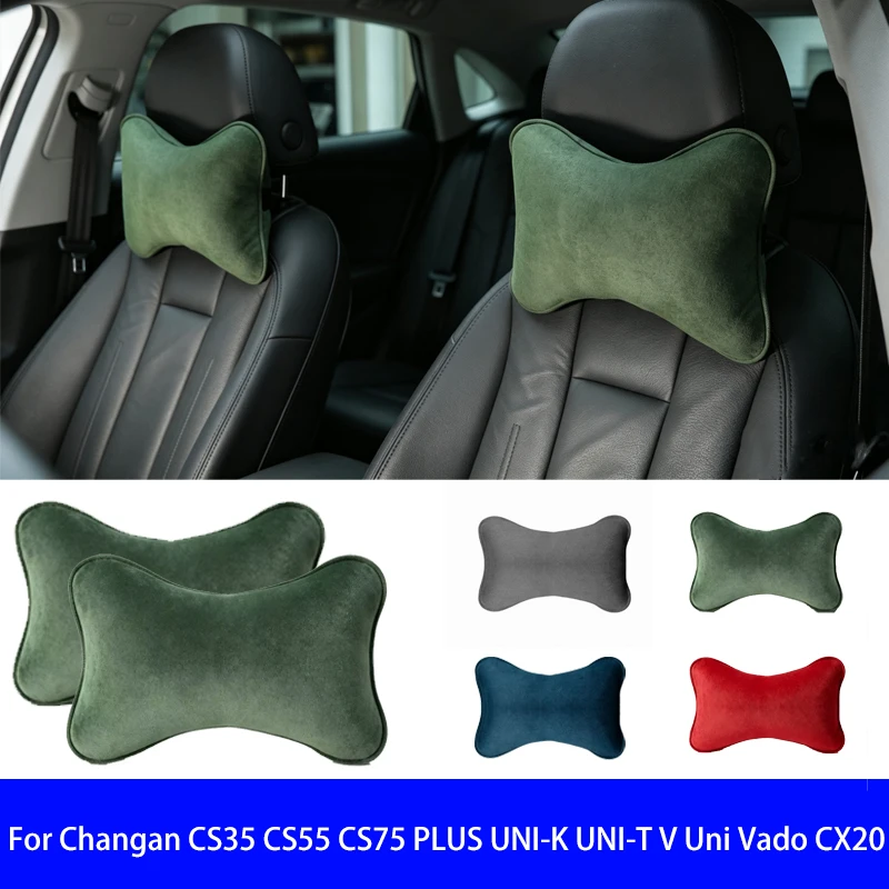 For Changan CS35 CS55 CS75 PLUS UNI-K UNI-T V Uni Vado CX20 Car Seat Headrests Memory Cotton Neck Protection Pad