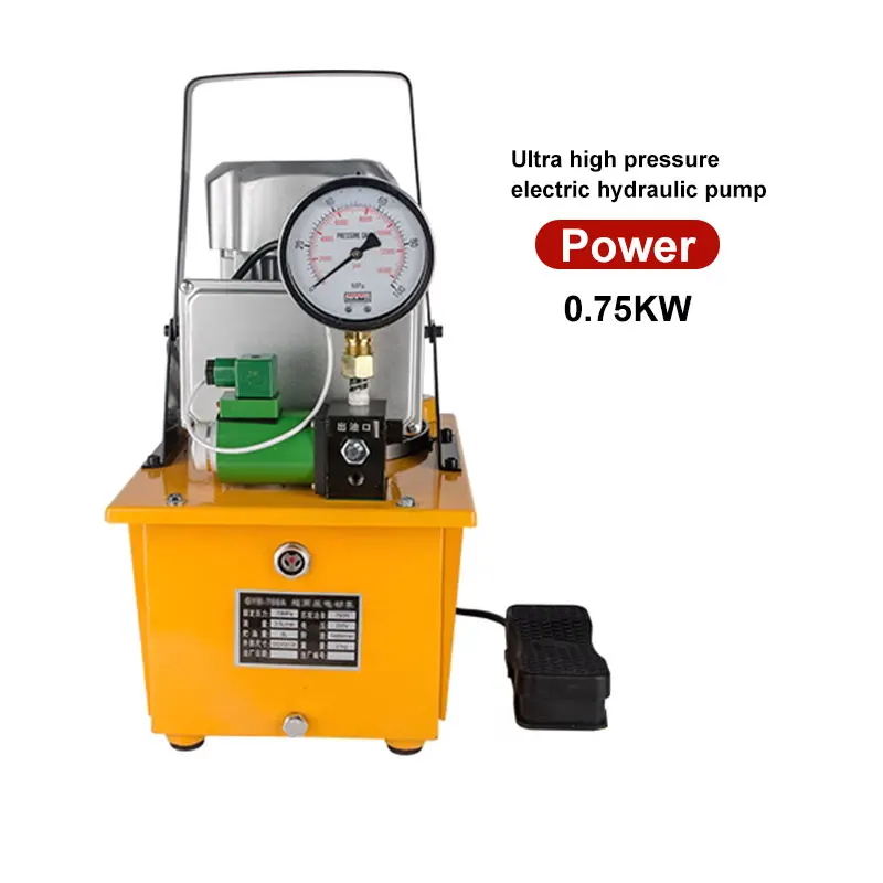 High Pressure Oil Pump HHB-700A 220v Hydraulic Power Pack Portable Oil Pump