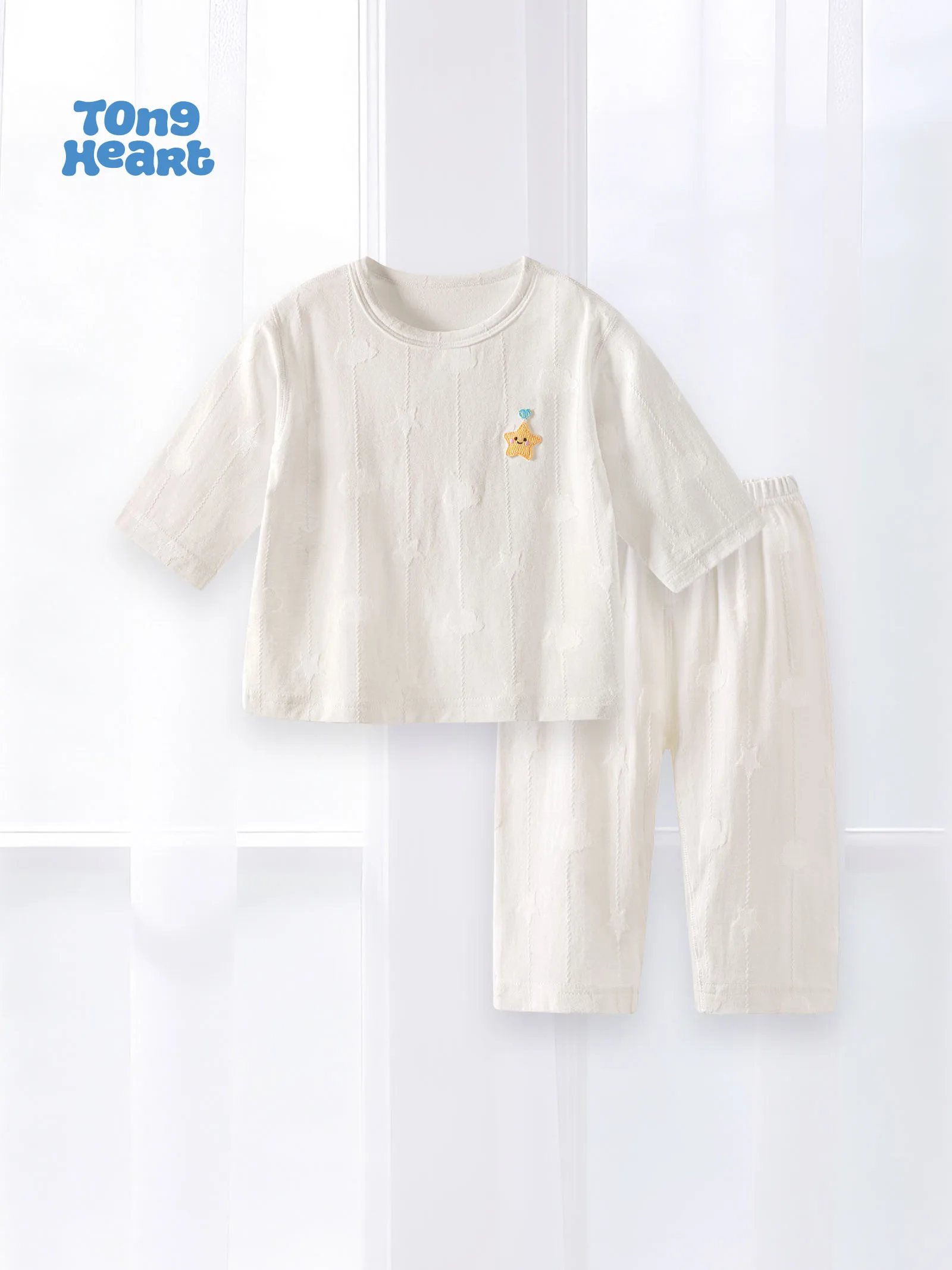 Baby Set, Infant Separates, Lightweight Breathable 9-Inch Pants, Children's Air-Conditioning Outfit for Summer