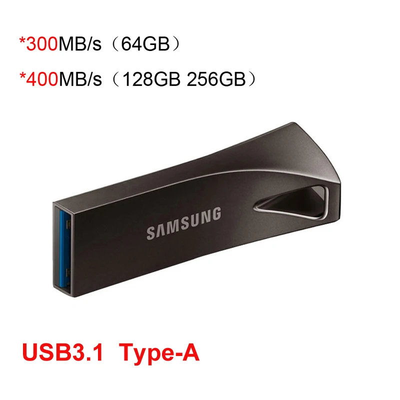 SAMSUNG BAR/FIT/Plus USB 3.1 Flash Drive 256GB 128GB 64GB USB Type-C Metalen Pen Drive USB3.1 Memory Stick Opslagapparaat U Disk