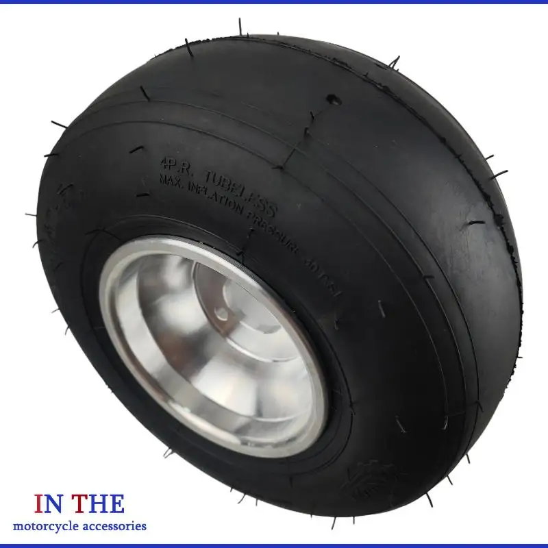 Go Kart 5 Inch Wheels Beach Car Accessories Drift Wheel 10X4.50-5 Kart Tire Highway Hub Front Wheels