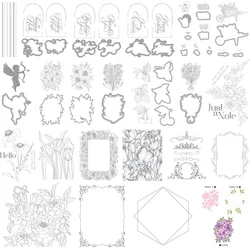 Stripes Impress-ion Press + Foil Plate New Arrival 2024 DIY Molds Scrapbooking Paper Making Crafts Template Handmade Decoration