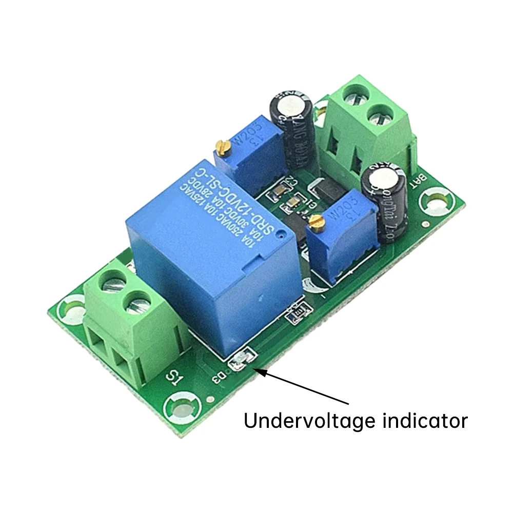 12V Battery Undervoltage Protection Controller Module Battery Over-discharge Protection Automatic On-off Controller