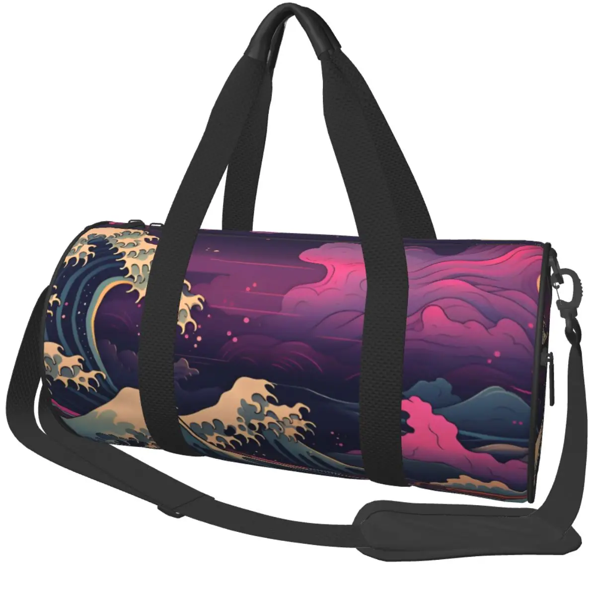 

Спортивные сумки The Great Wave Of Kanagawa, аксессуары для спортзала, спортивная сумка выходного дня, мужская и женская сумка, дорожная тренировочная забавная сумка для фитнеса