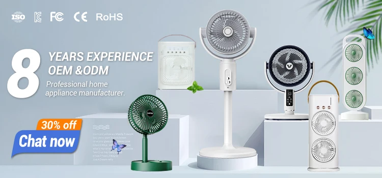 2025年 3in1 デスクトップテーブルファン リモコン付き充電式シーリングファン ミニ扇風機 LEDライト付き 吊り下げ式ハンドヘルドファン