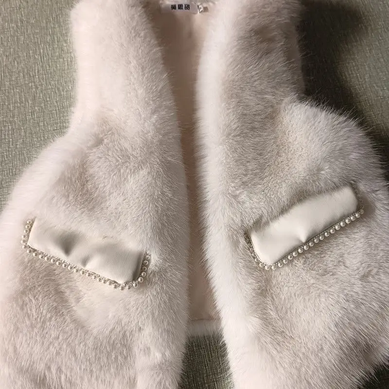 Fur Vest Women Coat Winter Fur Jacket for Women 2024 Autumn/winter New