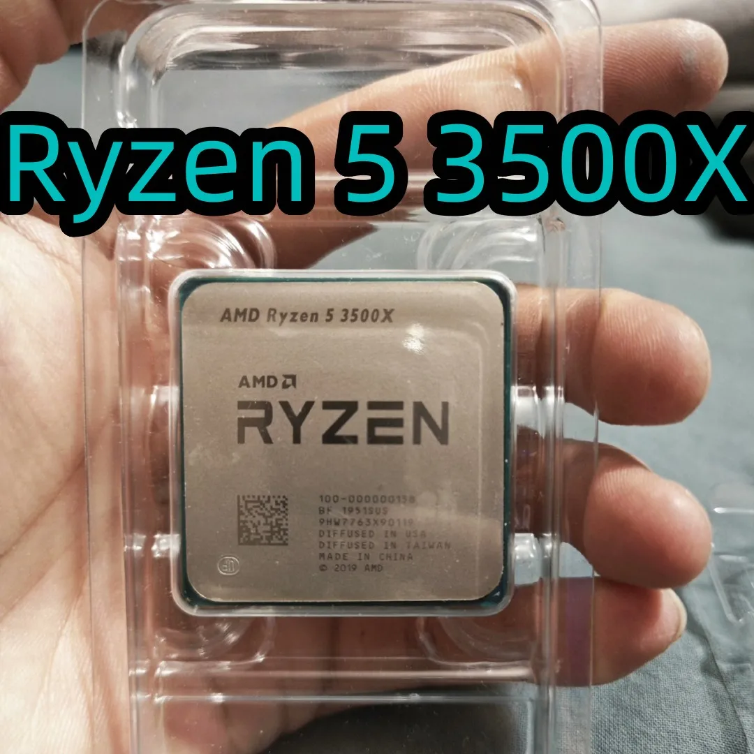 

AMD Ryzen 5 3500X R5 3500X 3.6 GHz Six-Core Six-Thread 7NM 65W L3=32M 100-000000158 Socket AM4 No Fan CPU Processor