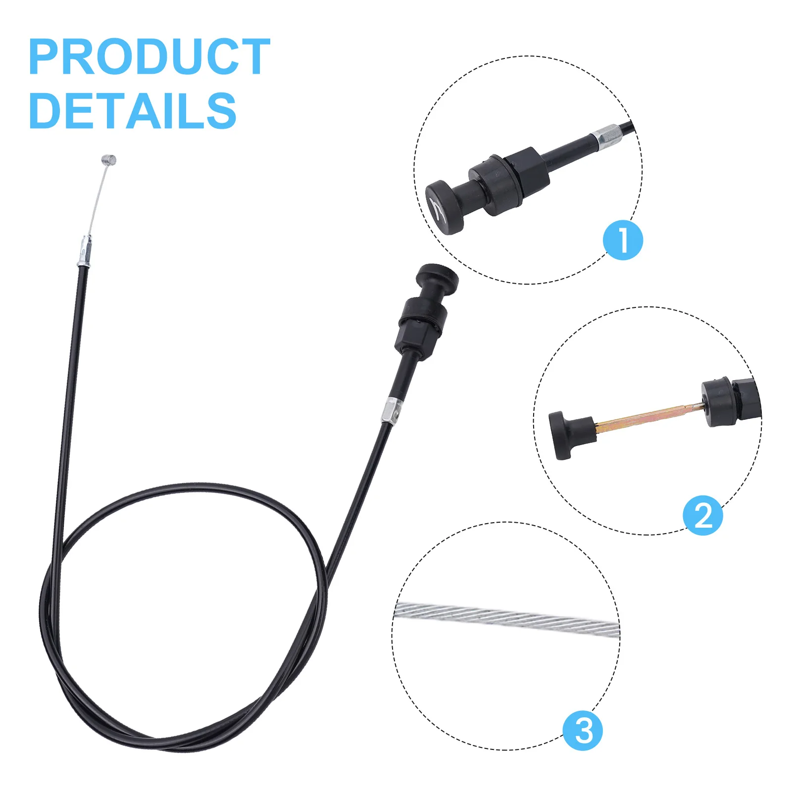 Parts Choke Cable 1pc Accessories Connector Model Replacement Black For Honda ATC125M ATC200M ATC200E Portable