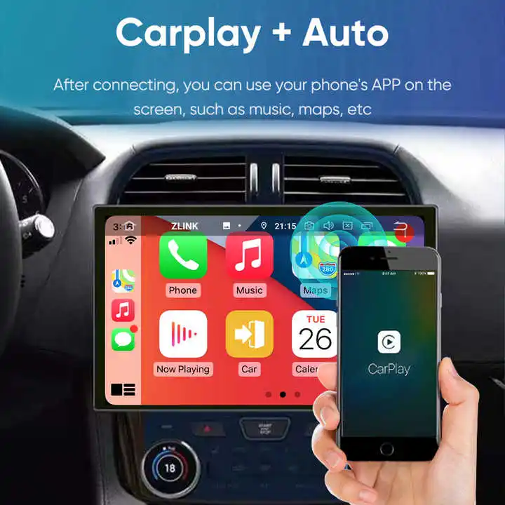 13.3 Inch Android Carplay Auto Stereo Player for  F-PACE 2016-2020 UPGRADE to 2022 Multimedia GPS Navigation Radio