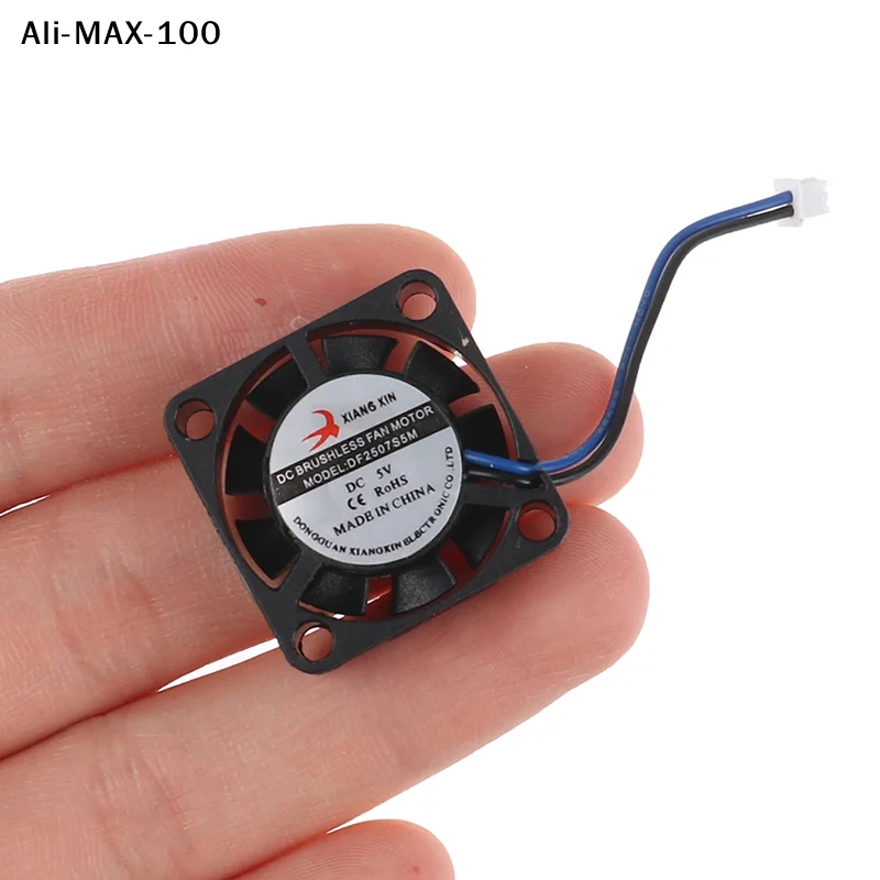 【X100】Ultra-miniature Brushless Fan Electric DC 5V 6V 2507 Mini Micro Tiny Cooling Fan