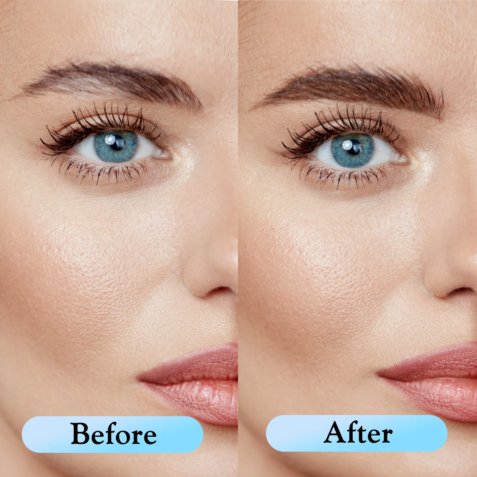 Herbruikbare wenkbrauwstencil liniaal Klassieke dame vorm driepunts positioneringsset Wenkbrauwmeetinstrument voor snelle natuurlijke wenkbrauwen