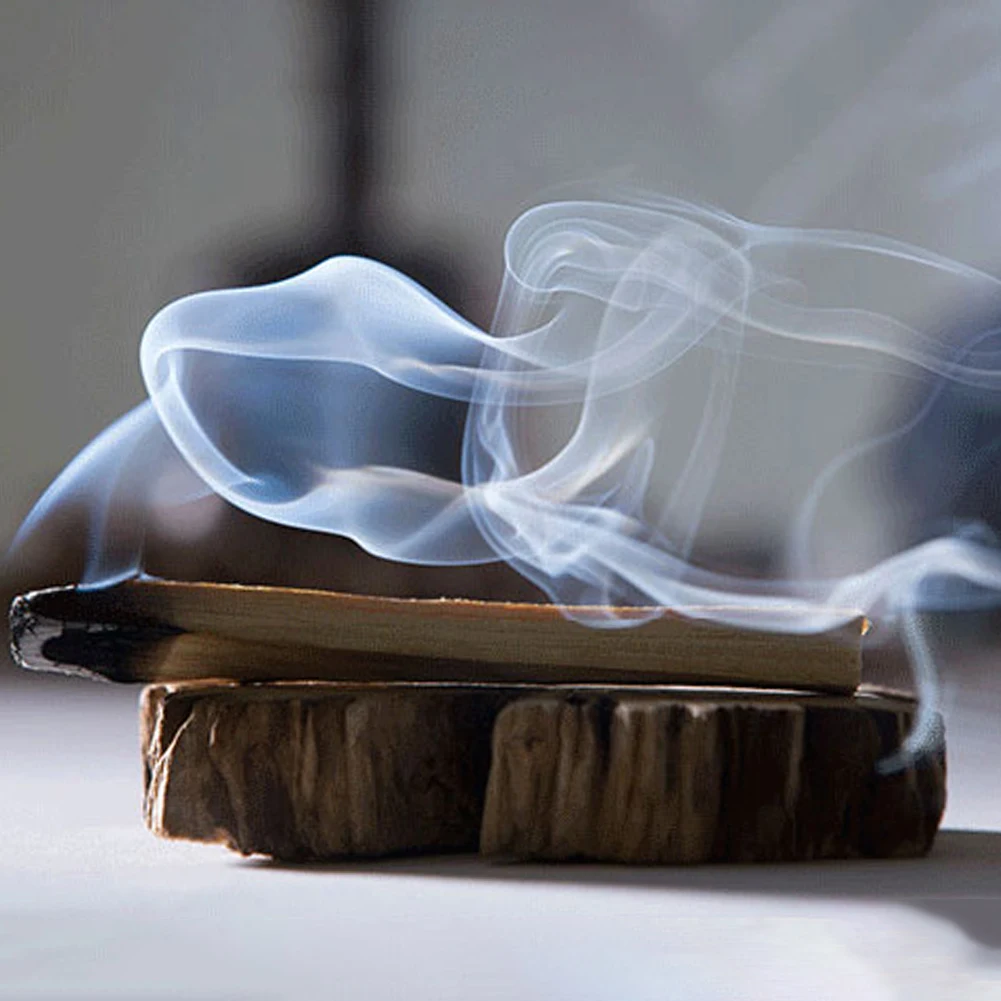 1-15pcs Palo Santo Natural Incense Sticks Wooden Smudging Strips Aroma Diffuser Stains Stick Aromatherapy Burn Wooden Strip