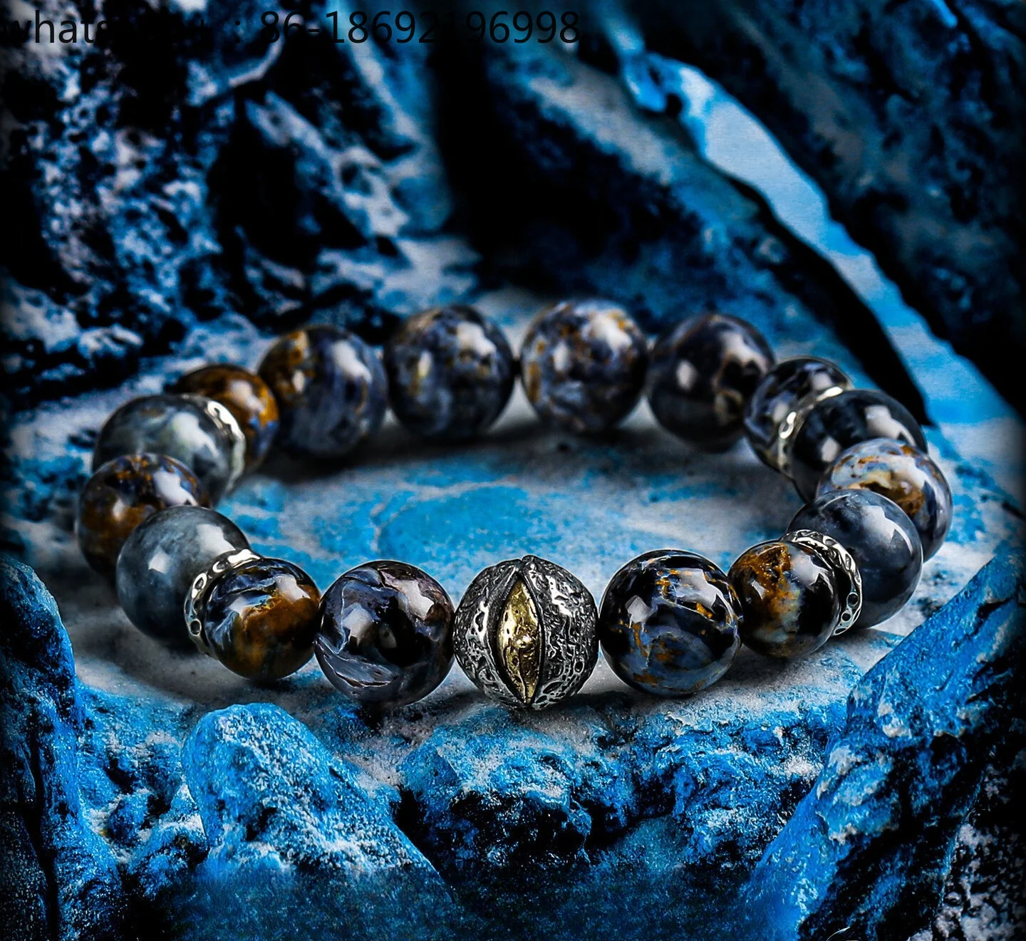 [Soul Contract] Natural Namibian Old Mine Peter Stone Bracelet Men's Bracelet
