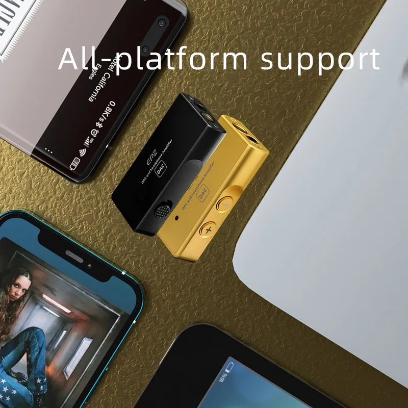 EPZ TP20 TP30 portatile MQA USB DAC Audio amplificatore per cuffie/Dongle tipo C ES9038Q2M DSD256 DSD512 Decoder 3.5mm 4.4mm