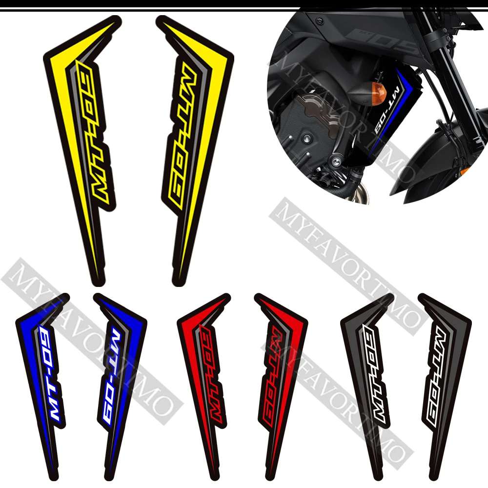 Adesivos carenagem motocicleta joelho decalques fender pára-brisa para yamaha mt09 mt 09 fz sp tanque almofada proteção