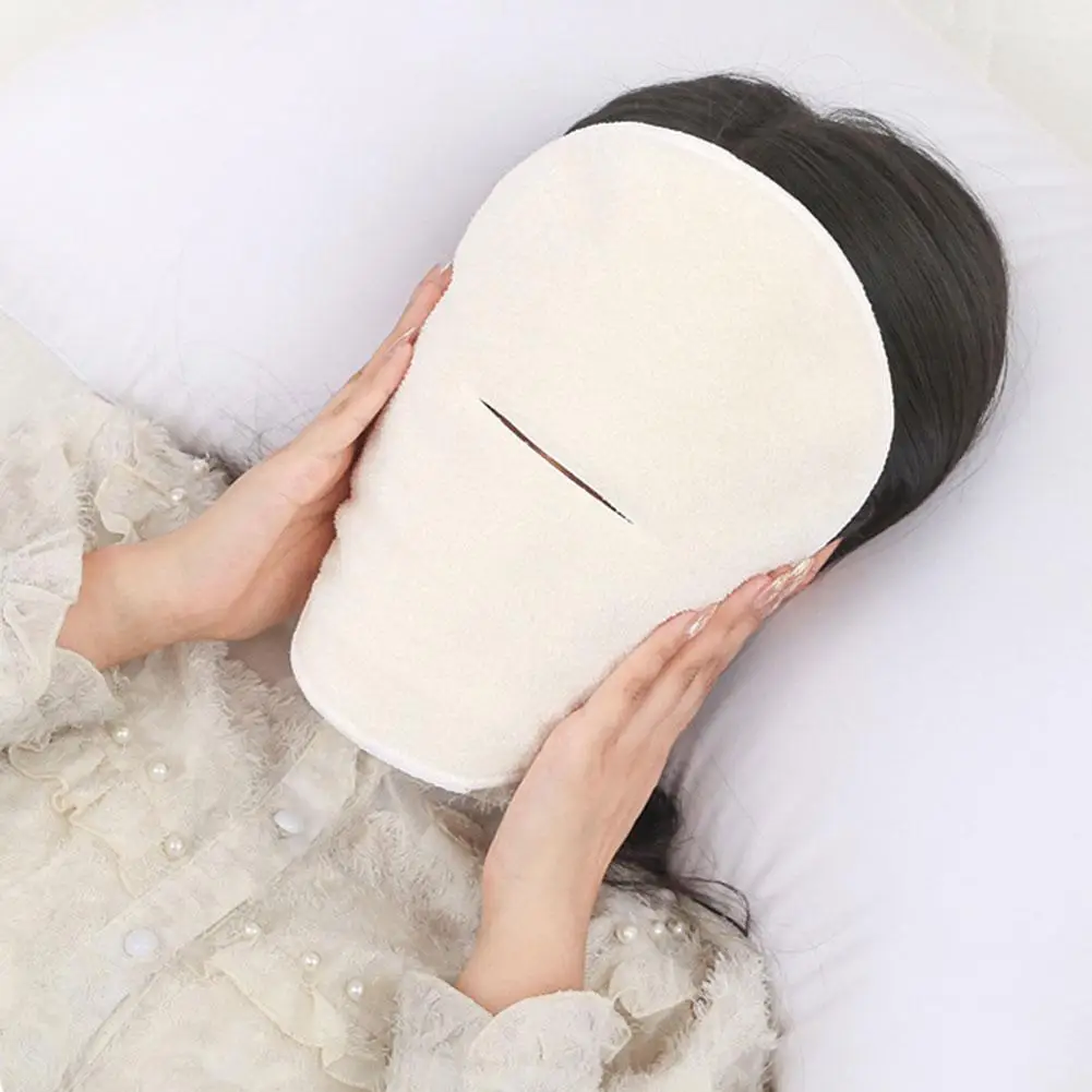 Skin Care Mask Hot Compress Towel Long Staple Cotton Towel Skin Face Opens Hot Facial Face Towel Skin Wet Pore Compress Com T7O7