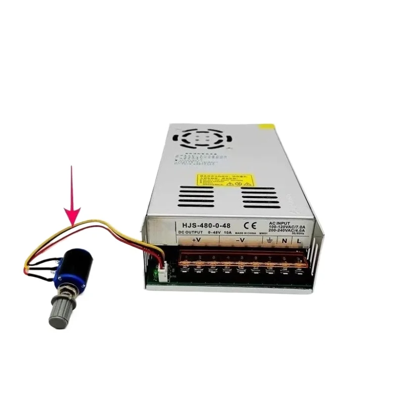 Adjustable DC regulated 480W switching power supply 0-5-12 - 24-36-48 - 60-80-120 - 160 - 220V