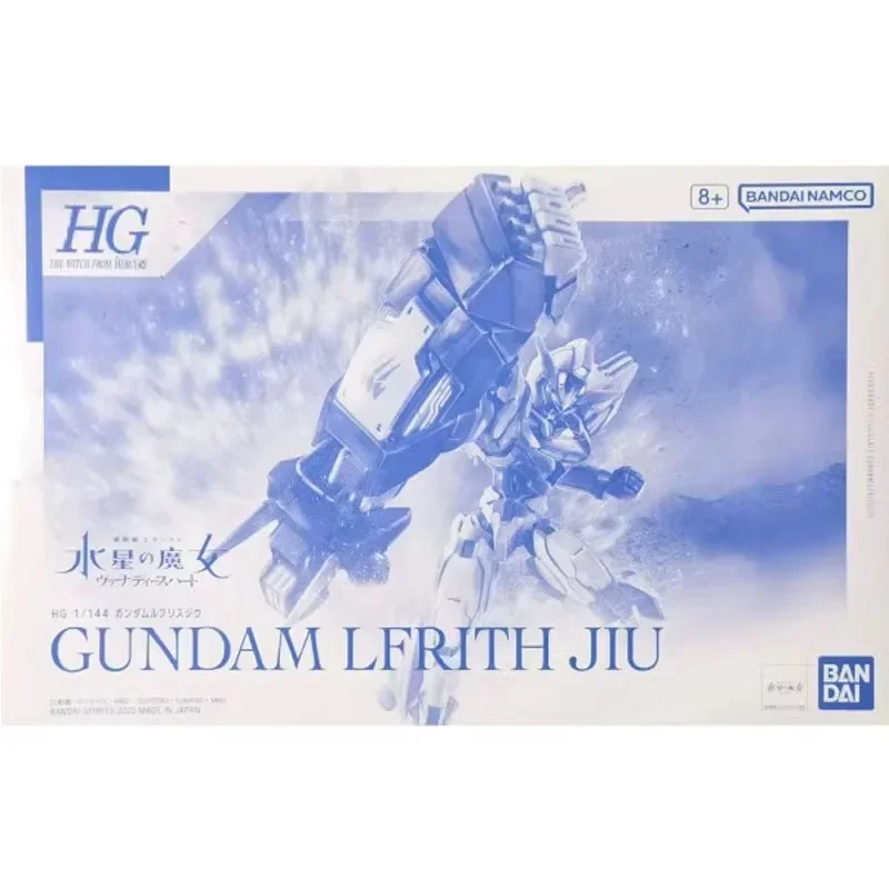 متوفر في المخزون-بانداي حقيقية GUNDAM LFRITH JIU HG الساحرة من ميركوري أنيمي عمل الشكل روبوت التجمع نموذج اللعب الحلي هدية