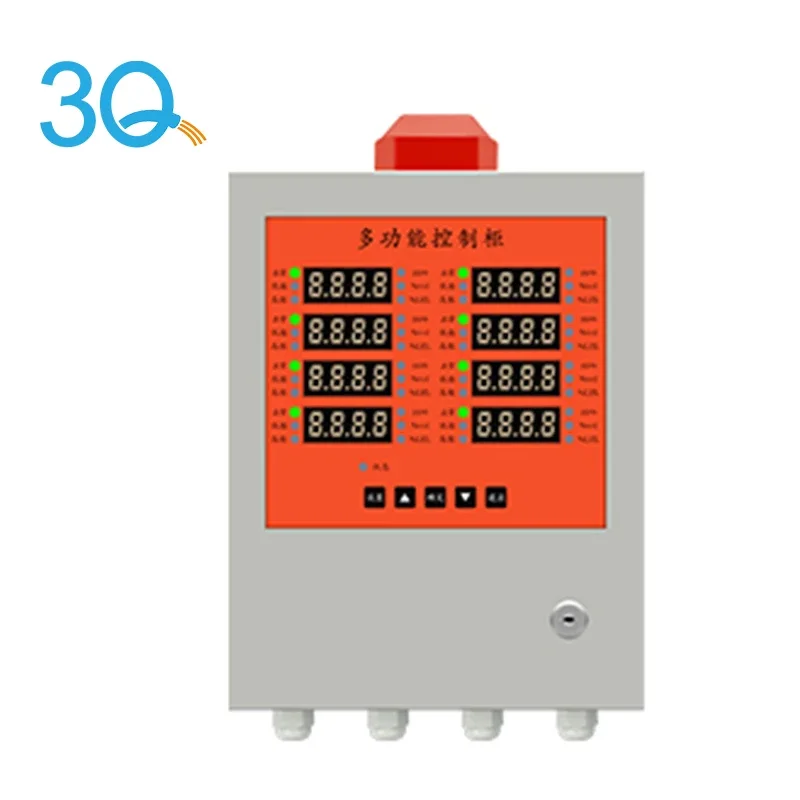 3Q Multi-channel Gas Alarm Control Panel for Gas Leak Detector As Detection System in Stock Factory