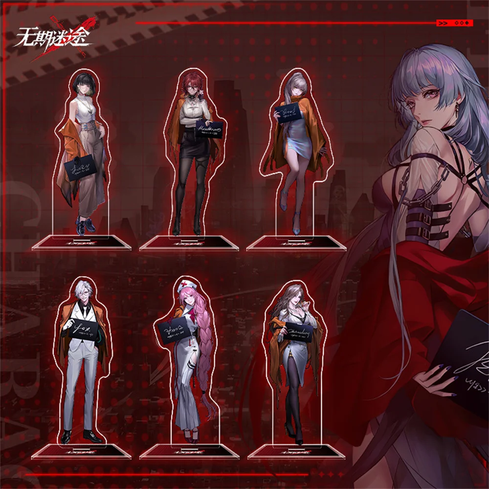 Anime Peripheral Path to Nowhere Acrylic Stand Model  Figures Zoya Hamel Demolia Demon Hella Model Plate Desk Decor Gifts