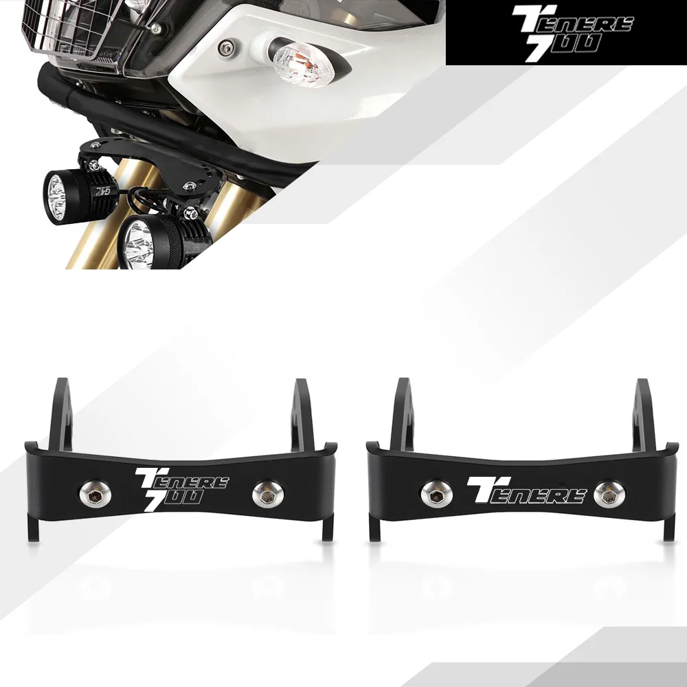 

Motorcycle For Yamaha Tenere 700 Tenere700 T7 Rally World Raid 2022-2024 Fog Lamp Bracket Auxiliary Light Backet Mount Holder