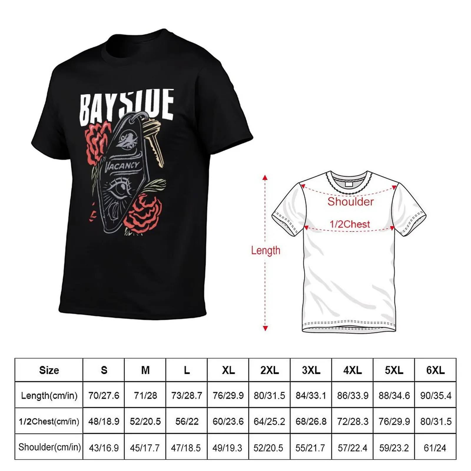 Bayside Vacancy Adjustable T-Shirt summer top quick drying heavy weight t shirts for men