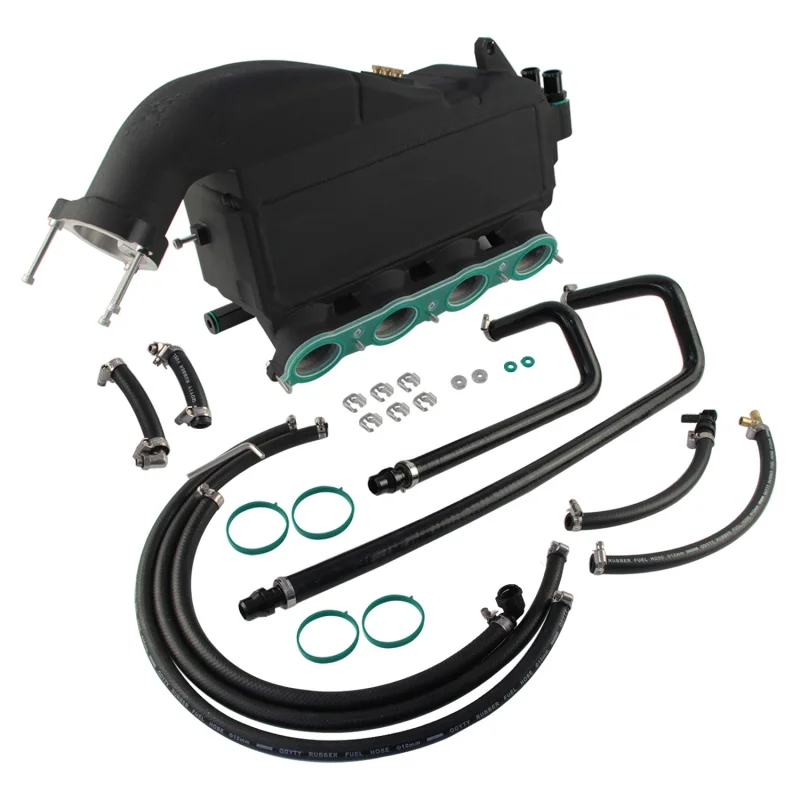 

High Performance Intercooler Charge Air Cooler Manifold For BMW B48 F-Series 320i 330i F30 F31 14-19 Top Bar & Plate CNC Black