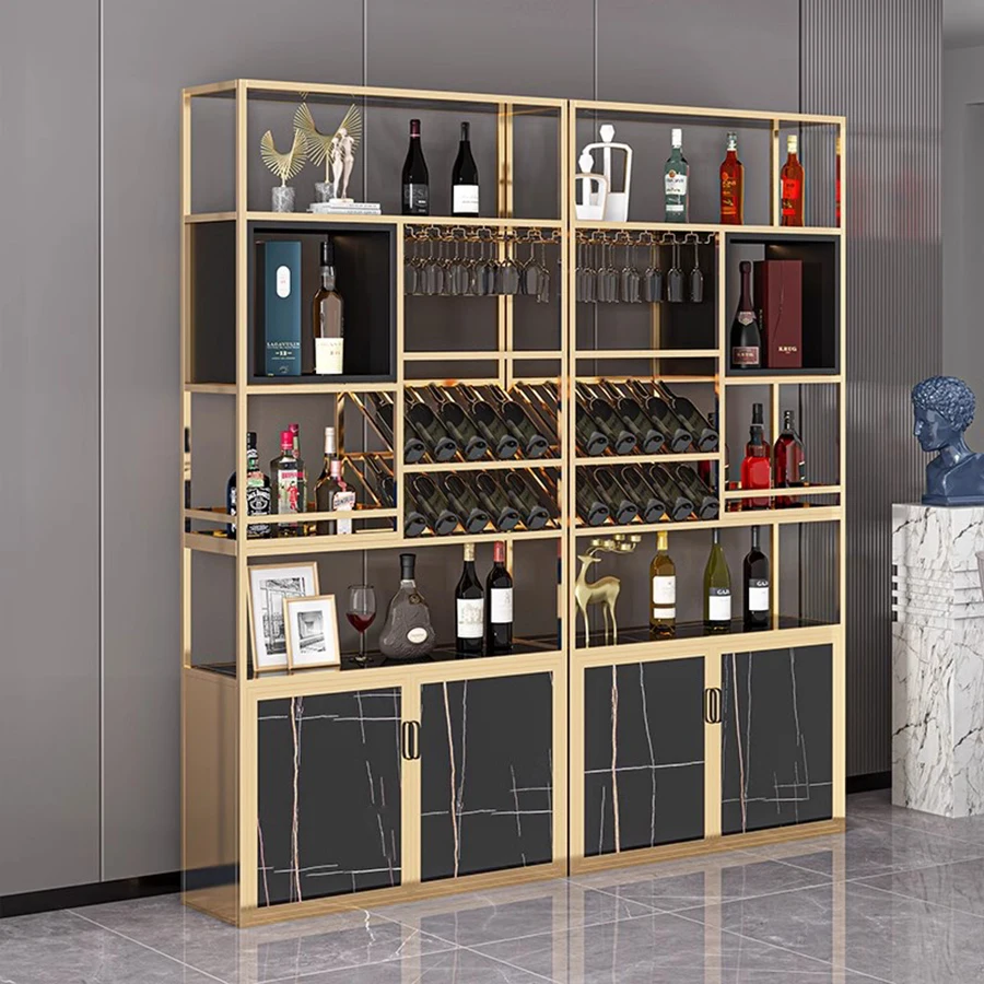 

Living Room Bar Cabinet Storage Column Display Design Wedding Kitchen Houses Handmade Wine Rack Modern Wijnrek Square Furniture