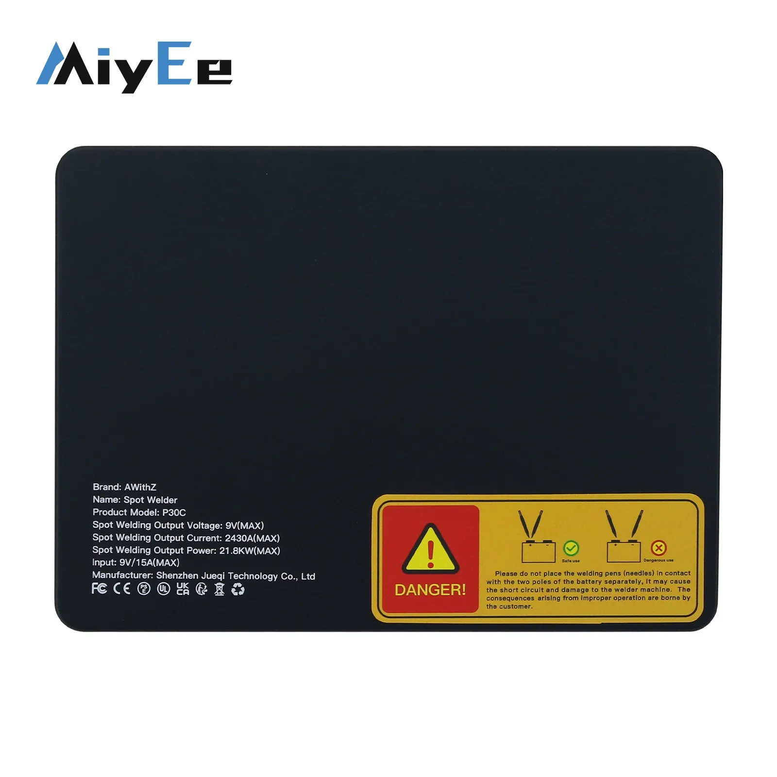 AWithZ P30C 21.8KW Spot Welder Energy Storage Spot Welding Machine for 0.8mm 18650 Lithium Batteries