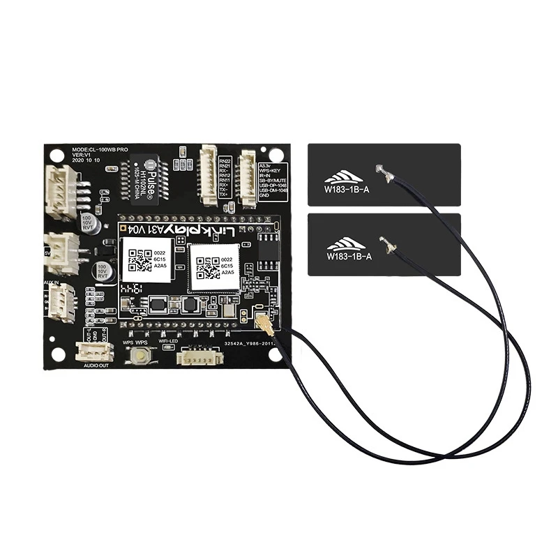 CL-100WB PRO Wifi/Bluetooth/Line In/U Disk Receptor de audio Bluetooth Módulo de audio inteligente estéreo