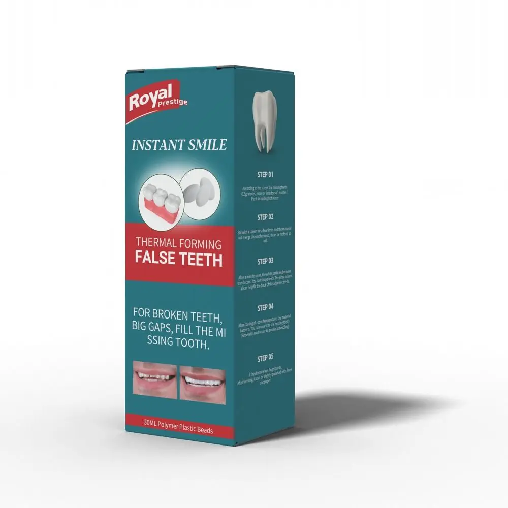 Teeth Glue Denture Adhesive Teeth Broken Teeth Gaps Repair Moldable Tooth Temporary Tooth Repair Kit Filling Teeth Glue