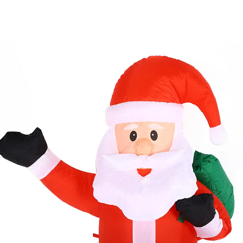 Venue layout welcome air decoration inflatable 1.5 meters backpack Santa Claus