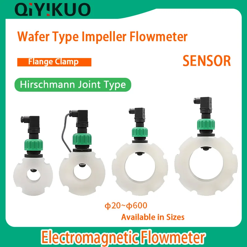 Flange Wheel Sensor Hirschmann Joint Type Corrosion-Resistant Flow Meter ABS/PP Material