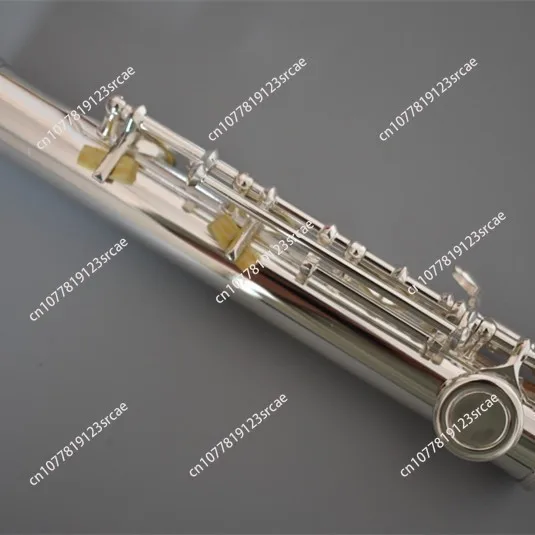 Musical instrument: 17-key flute lower joint (second joint), B footjoint, accessories, repair, silver plating, diameter 20mm