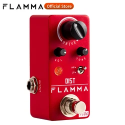 FLAMMA FC06 Distortion Guitar Pedal Electric Guitar Distortion Effects Mini Pedal True Bypass with Power Supply