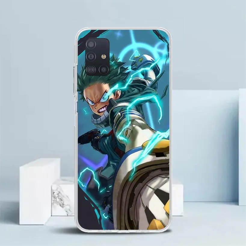 My Hero Izuku Deku Phone Case For Samsung Galaxy A51 A50S A41 A40 A31 A30S A21S A20S A20E A11 A10S A71 A70 A6 A7 A8 A9 Plus