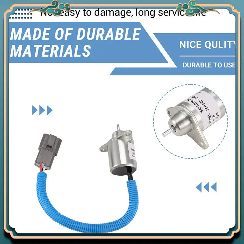 

Latest 24V Fuel Shutoff Solenoid Valve 1503ES-24S5SUC12S For YANMAR-TB235 3TNV88 BPTB2