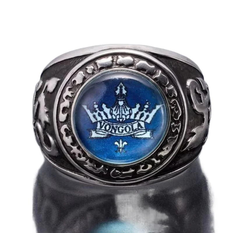 Baru Anime HITMAN REBORN Vongola Famiglia Pengo kolom cincin Cosplay prop mode ornamen Pria Wanita perhiasan cincin hadiah Aksesori