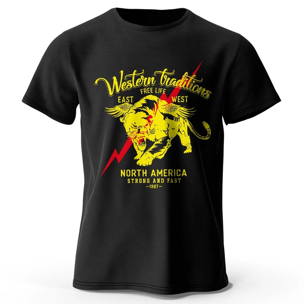 Tiger Zen minimalistisches bedrucktes T-Shirt aus 100 % Baumwolle, weicher Stoff, Rundhals-Kurzarm-T-Shirt, Unisex-Vintage-Look