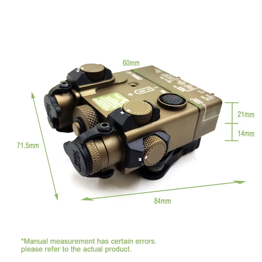 Sotac Versnelling DBAL-A2 Groen Rood Ir Laser Met Afstandsbediening Tactisch Wapen Dbal A2 Scout Licht Zaklamp