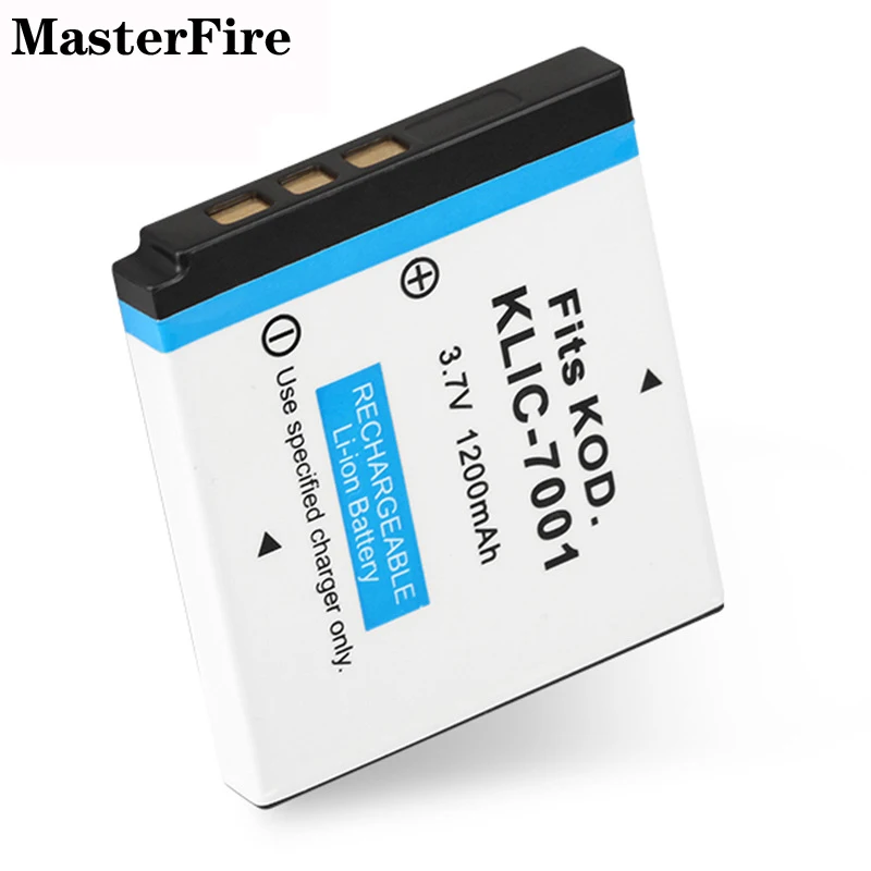 2-10PCS KLIC-7001 K7001 3.7V 1200mah Replacement Battery for KODAK EasyShare M753 Zoom, V610, V570, M893 IS, M853 Zoom Cell
