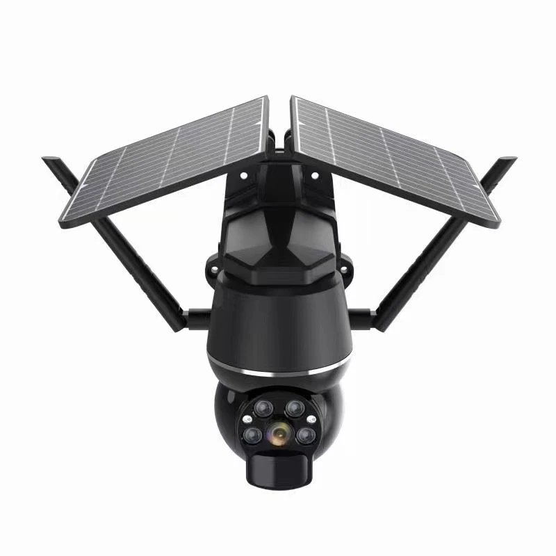 1080P Solar PTZ Wireless 4G outdoor Camera  Remote Dual Light Source full -color night vision HD camera with 64G  SD card