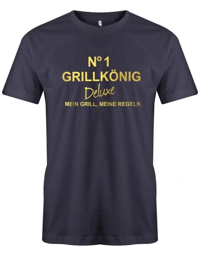 No1 Grillkönig Deluxe Mein Grill Meine Regeln Herren T Shirt