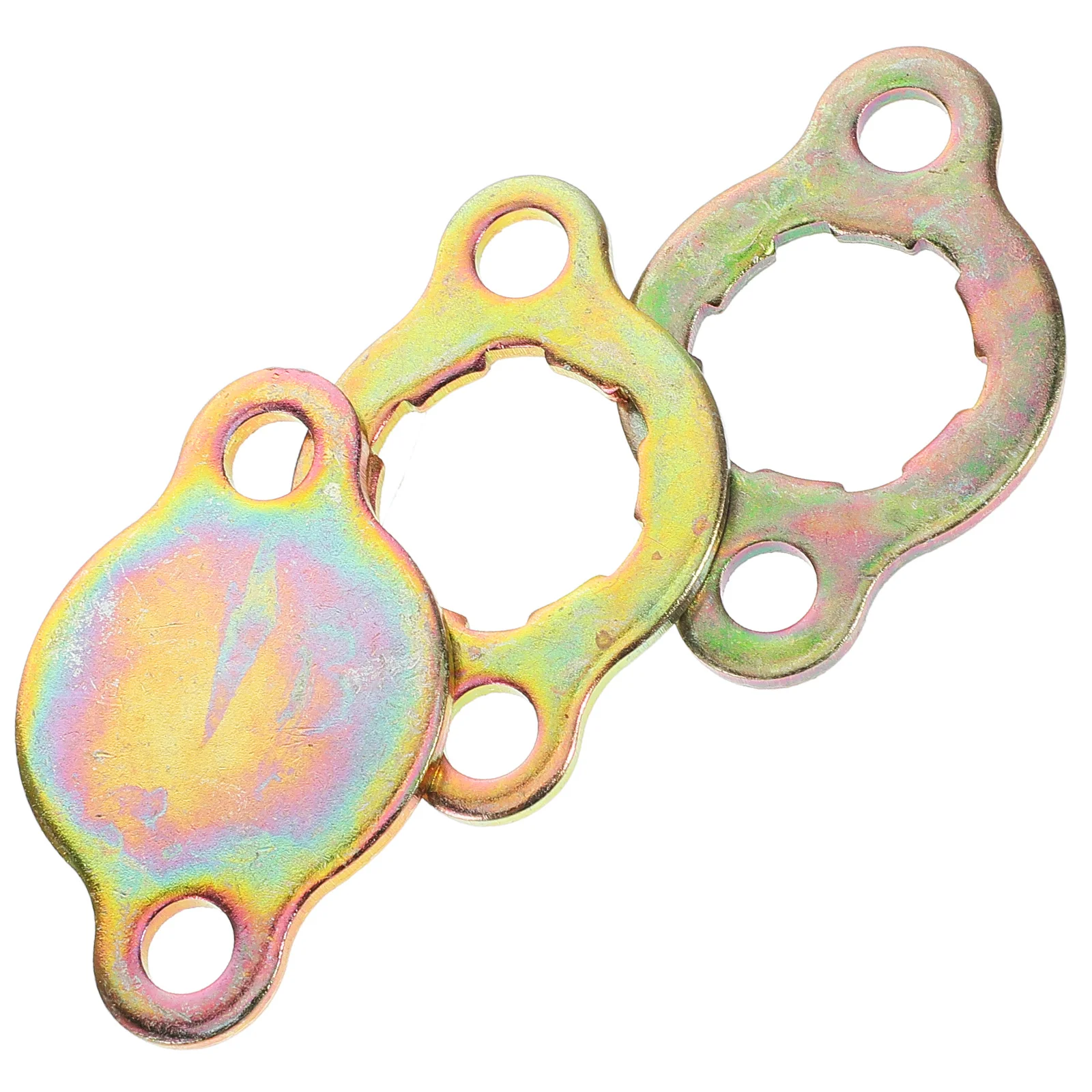 

1Set Metal Engine Sprocket Retainer Plate 420 Flywheel 428 Small Sprocket Dirt Bike Mini Bike Go Kart Front Chain Security
