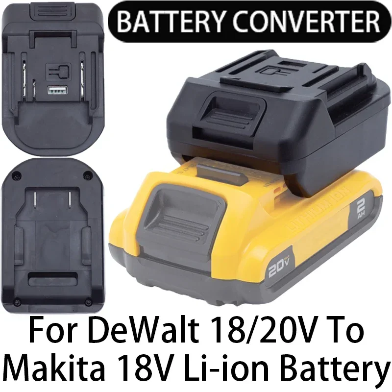 

Battery Adapter/Converter for Makita 18V Li-ion tools to DeWalt18/20V Li-ion battery adapter power tool accessories