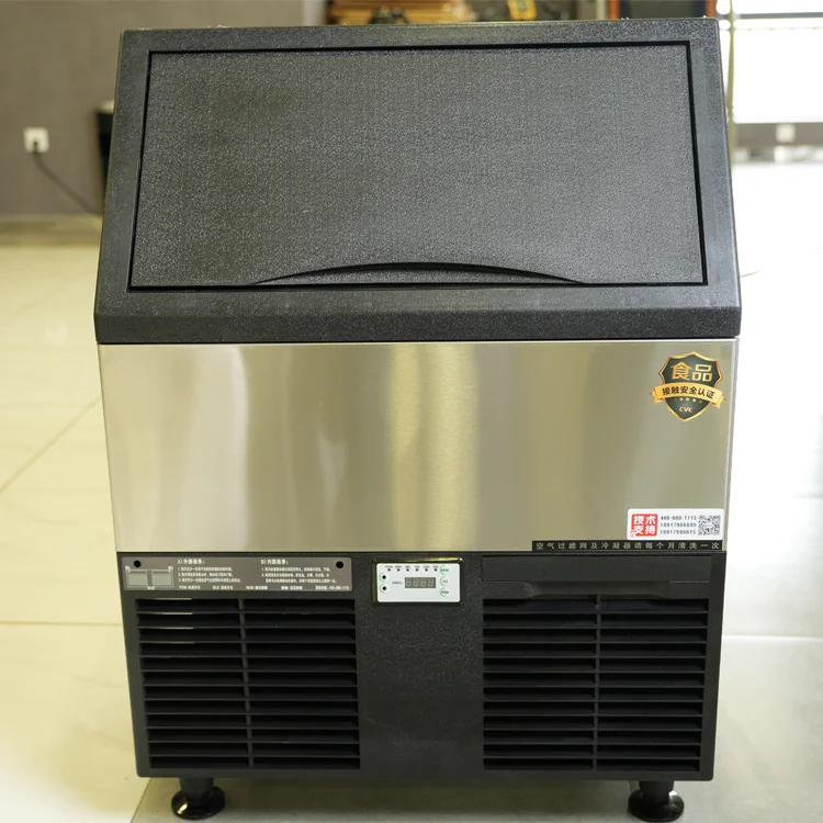 Industrial Ice Maker Machine 130kg R290 Refrigerant Ice Block Maker for Business Professional Kitchen Cooling Equipment