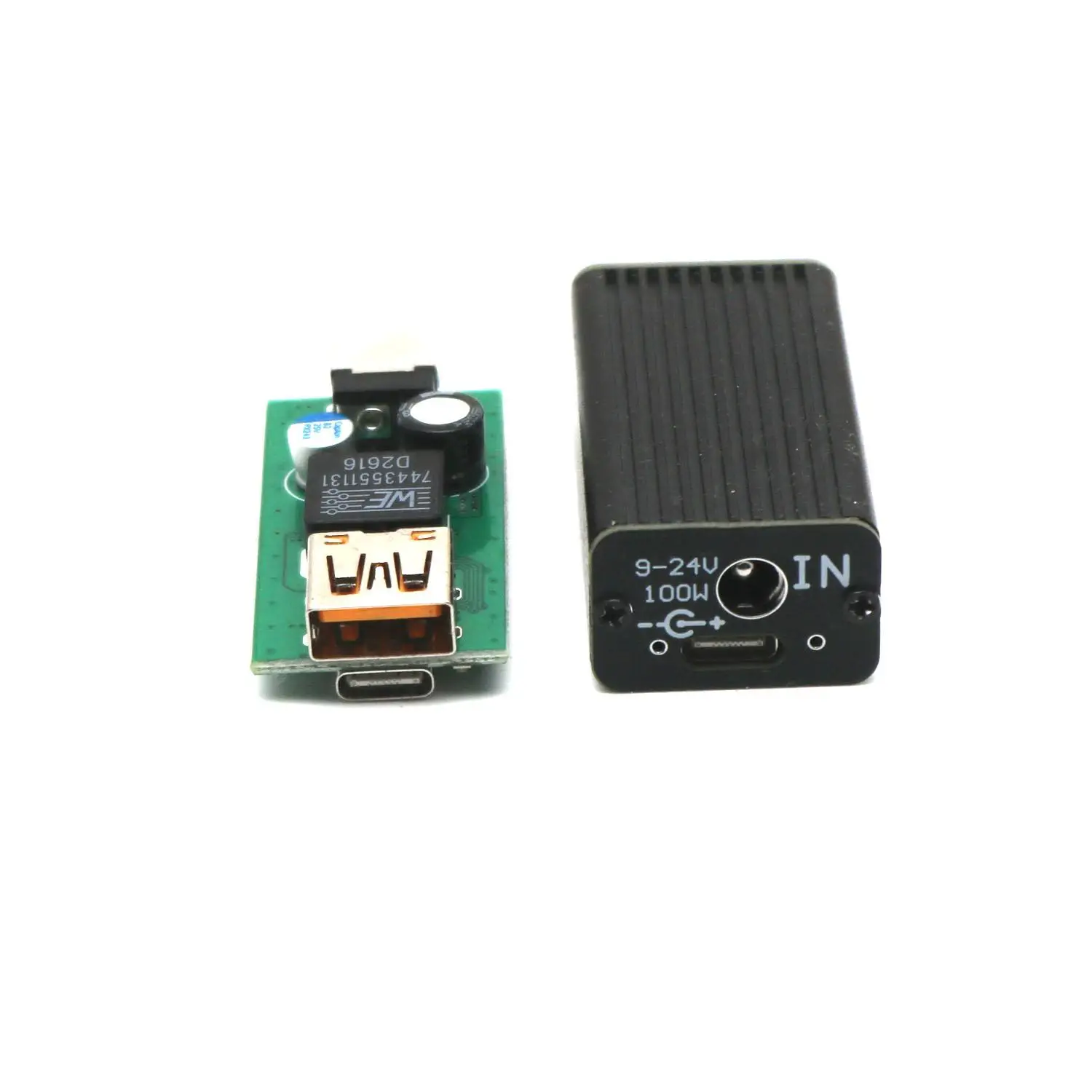 DYKB PD3.0 12V 24V DC TO USB 100W TypeC PD Fast Charging Converter Car Charger Adapter QC 5V 15V 20V Desktop Mobile Phone Charge