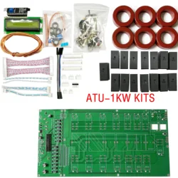 ATU100 ATU1000  ATU-1000 Automatic Antenna Tuner by N7DDC 7x7 3.2Firmware Programmed with LCD 1602 screen